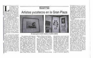 Artistas yucatecos en la Gran Plaza