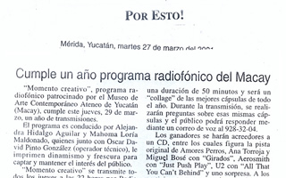 MACAY en la radio