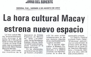 La hora cultural del MACAY