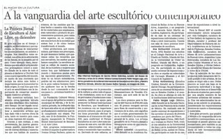 A la vanguardia del arte escultórico contemporáneo
